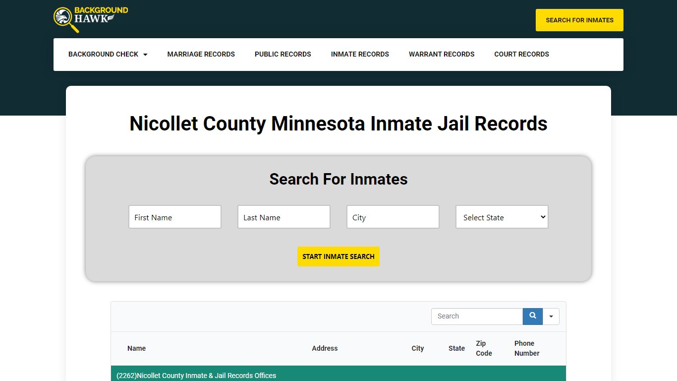 Inmate Jail Records in Nicollet County , Minnesota